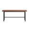 Flash Furniture Redmond 72x36 Conf Tbl w/1in. Thick Dbl Sided Laminate Tbl Top w/PVC and A-Frame Steel Bse, Walnut MT-M7236-WLT-ABF-GG - alternate 3